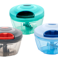 080 Manual Food Chopper Compact  Powerful Hand Held Vegetable Chopperblender