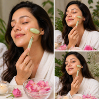 Dual Head Jade Stone Face Roller