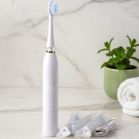 Rechargeable Electric Toothbrush White Color With 3 Extra Head (1 Pc )