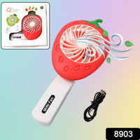 Rechargeable Handheld Mini Fan (Battery Not Included  Mix Color)