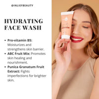 Inlief Deep Hydrating  Refreshing Face Wash (1 Pc  100 Gm)